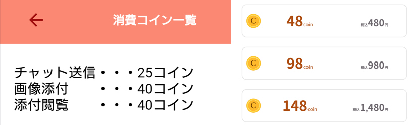 プレミアムチャットの料金体系